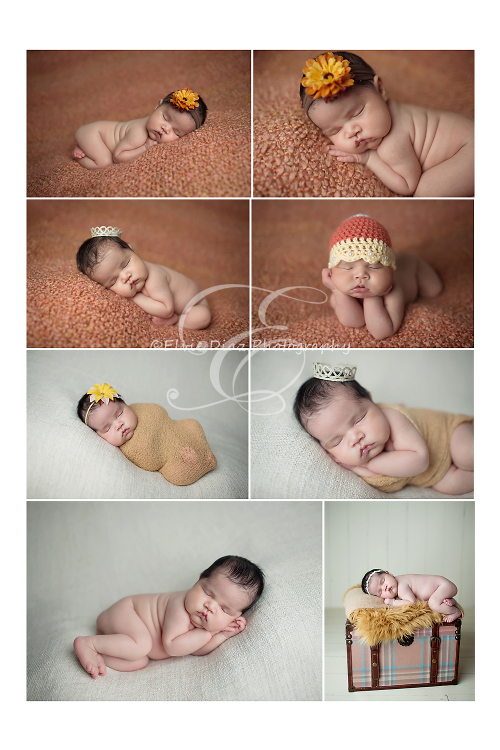 Ximena came to visit me at just a few days old(Chicago Newborn Photographer)