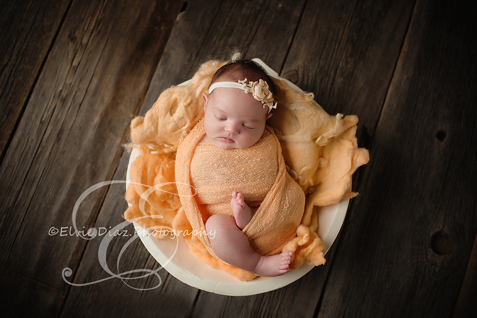 Elvie-Diaz-Photography-Chicago-Newborn-Photographer-bucket-wood-smiles-orange-floral-coral