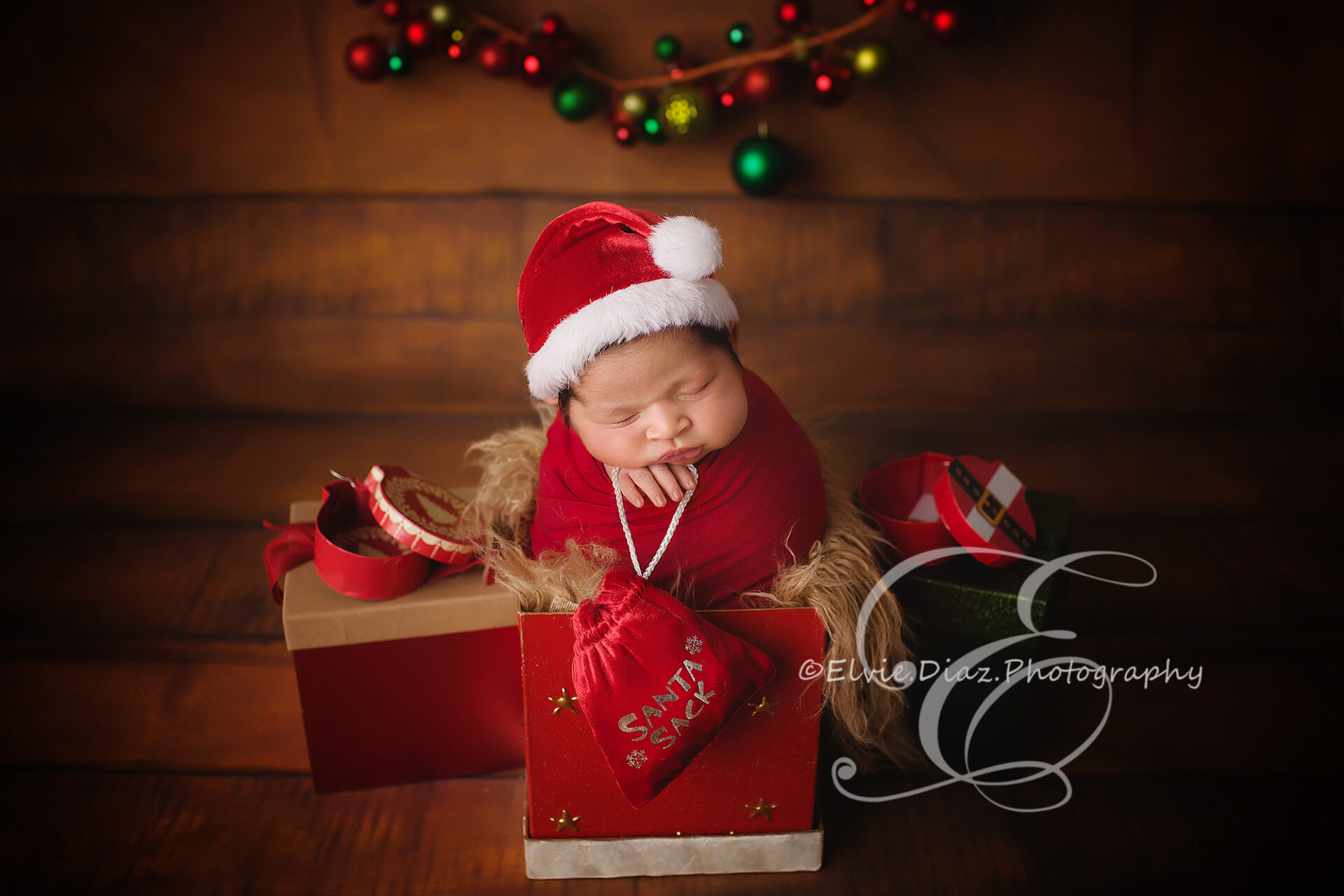 Baby Santa (Chicago Newborn Photographer)