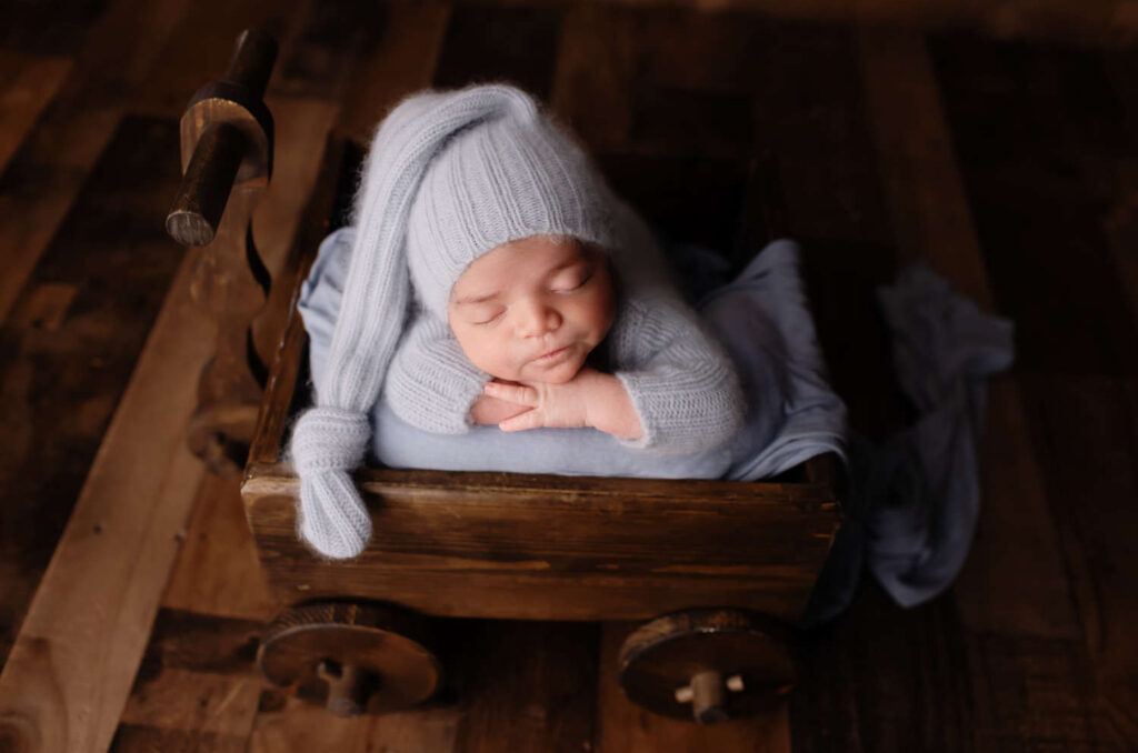 Newborn Cart Scene